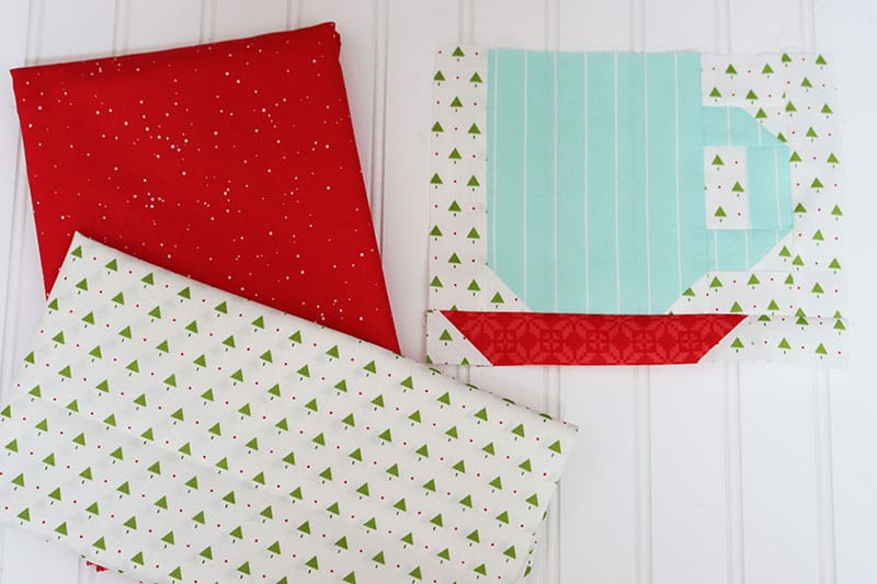 Christmastime Sew Along Block 1 featured by Top US Quilt Blog, A Quilting Life