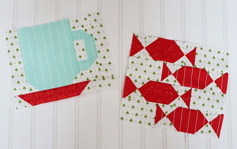 Christmastime Sew Along Block 2 featured by Top US Quilt Blog, A Quilting Life