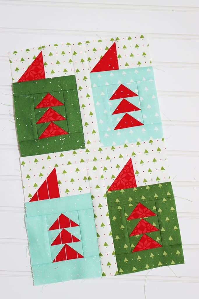 Christmastime Mystery Quilt Block 3 featured by Top US Quilt Blog, A Quilting Life