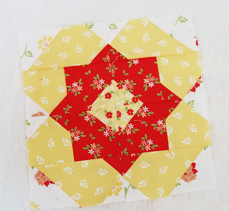 Moda Blockheads 4 Block 28 + Quilt Finish featured by Top US Quilting Blog, A Quilting Life