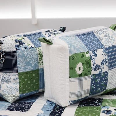 Mini Charm Bag Tutorial featured by Top US Quilting Blog, A Quilting Life