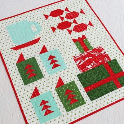 Christmastime Mystery Quilt Finishing featured by Top US Quilt Blog, A Quilting Life