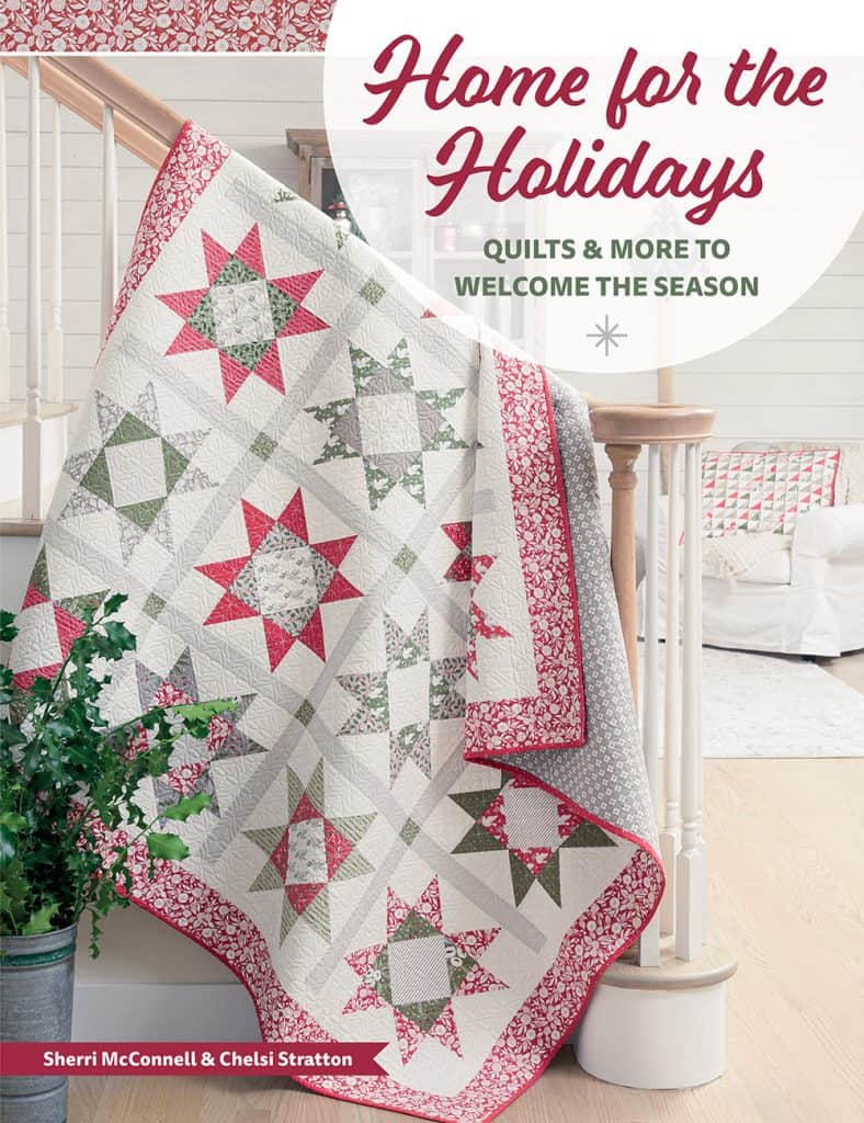 Home for the Holidays Sampler Block 4 + More featured by Top US Quilt Blog, A Quilting Life