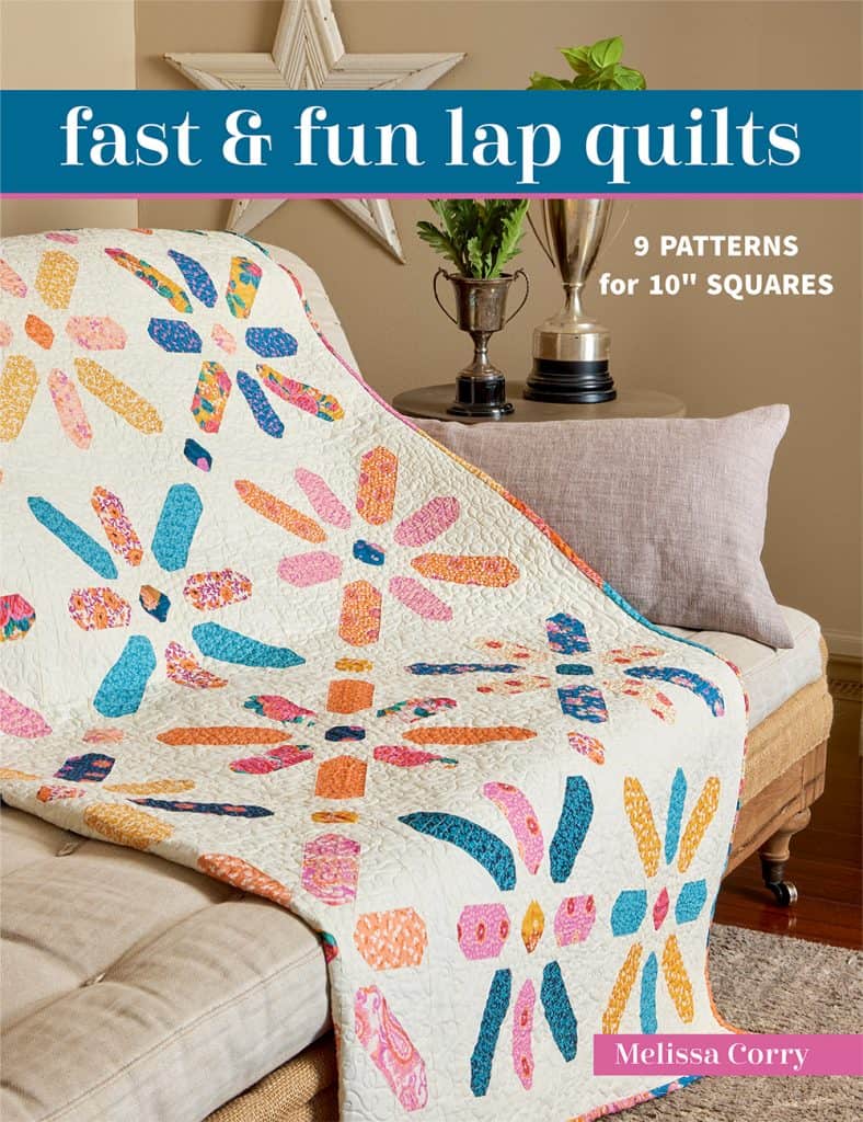 Fast & Fun Lap Quilts + Table Runner featured by Top US Quilt Blog, A Quilting Life