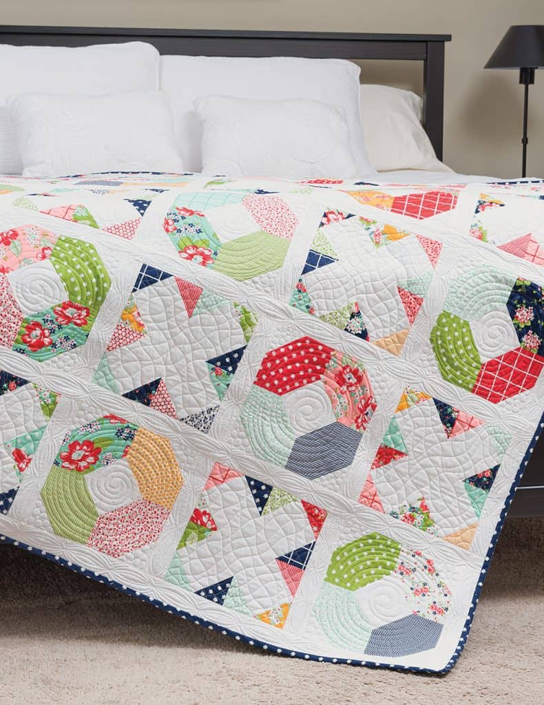 Fast & Fun Lap Quilts + Table Runner featured by Top US Quilt Blog, A Quilting Life