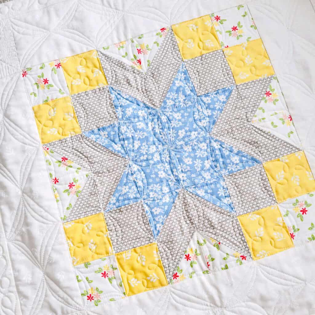 Home for the Holidays Sampler Block 6 featured by Top US Quilt Blog, A Quilting Life