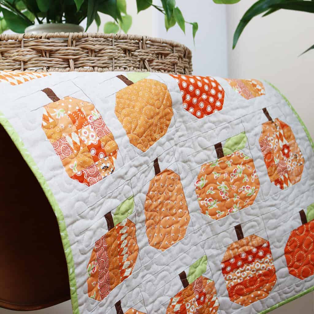 Saturday Seven 258: Lifestyle & More featured by Top US Quilt Blog, A Quilting Life. Image: Mini Pumpkin quilt