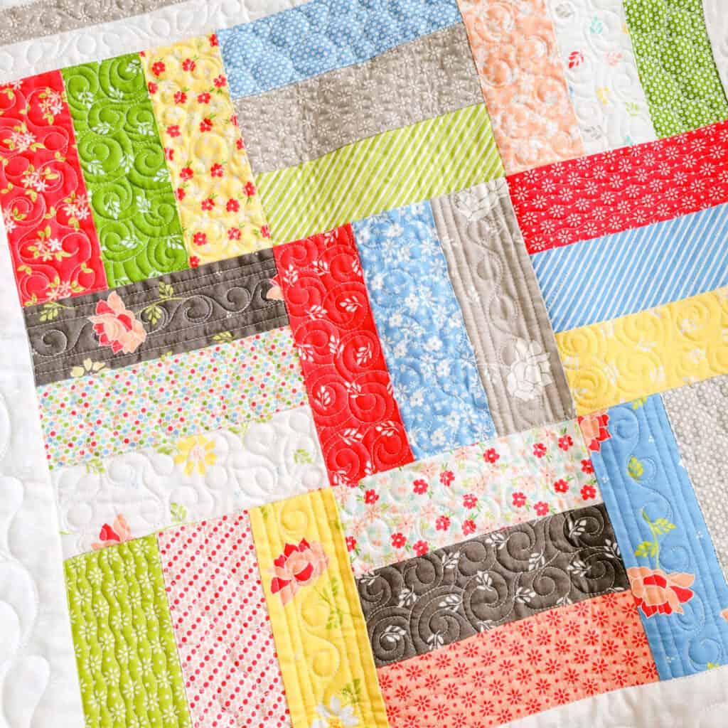 Home for the Holidays Sampler Block 8 featured by Top US Quilt Blog, A Quilting Life 