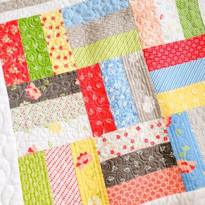 Home for the Holidays Sampler Block 8 featured by Top US Quilt Blog, A Quilting Life