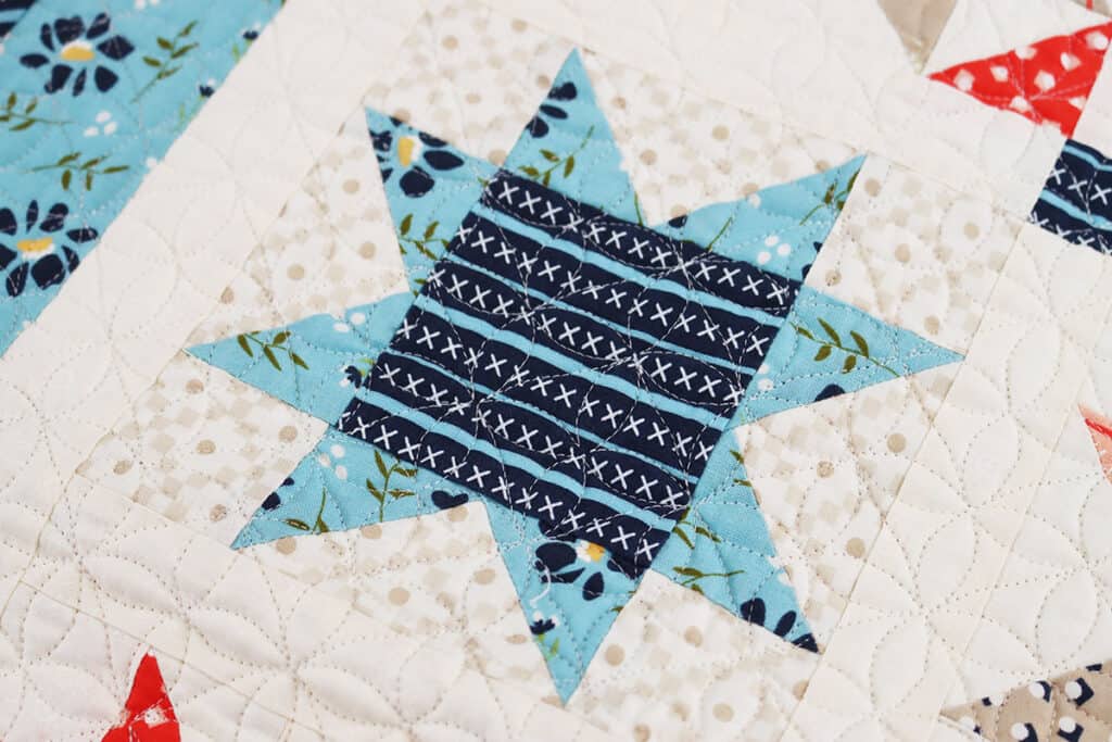 Sawtooth Star Block featured by Top US Quilt Blog, A Quilting Life