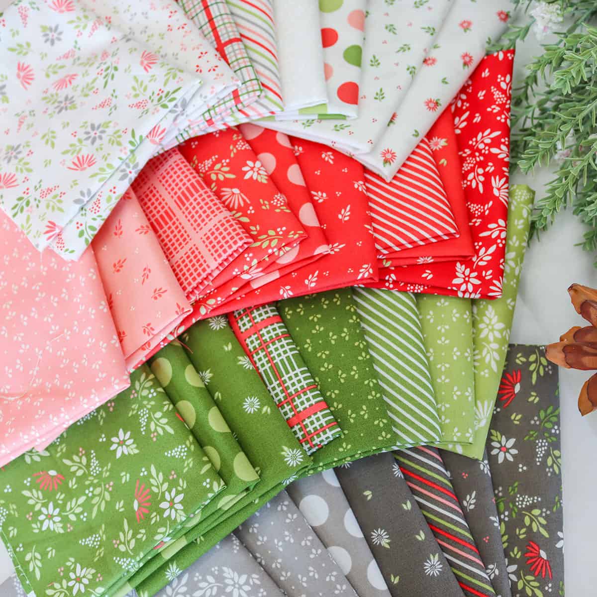 Favorite Things Christmas fabrics by Sherri & Chelsi for Moda Fabrics