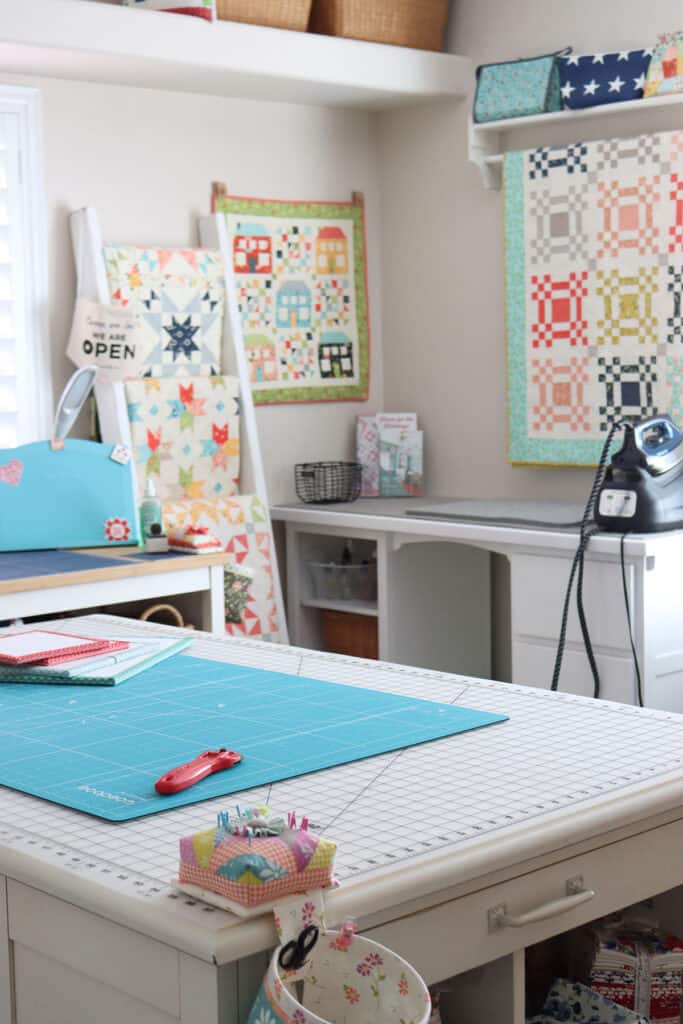 Sewing Room Ideas and Organization featured by Top US Quilt Blog, A Quilting Life