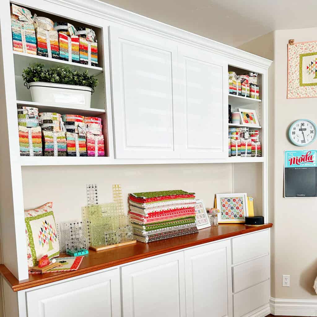 Sewing Room Ideas and Organization featured by Top US Quilt Blog, A Quilting Life