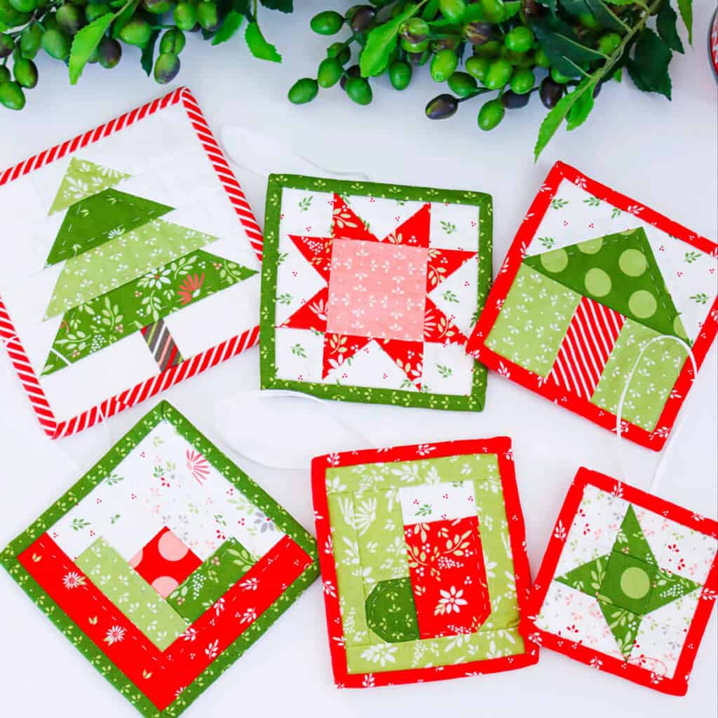 Simple Christmas Ornaments by Sherri from A Quilting Life