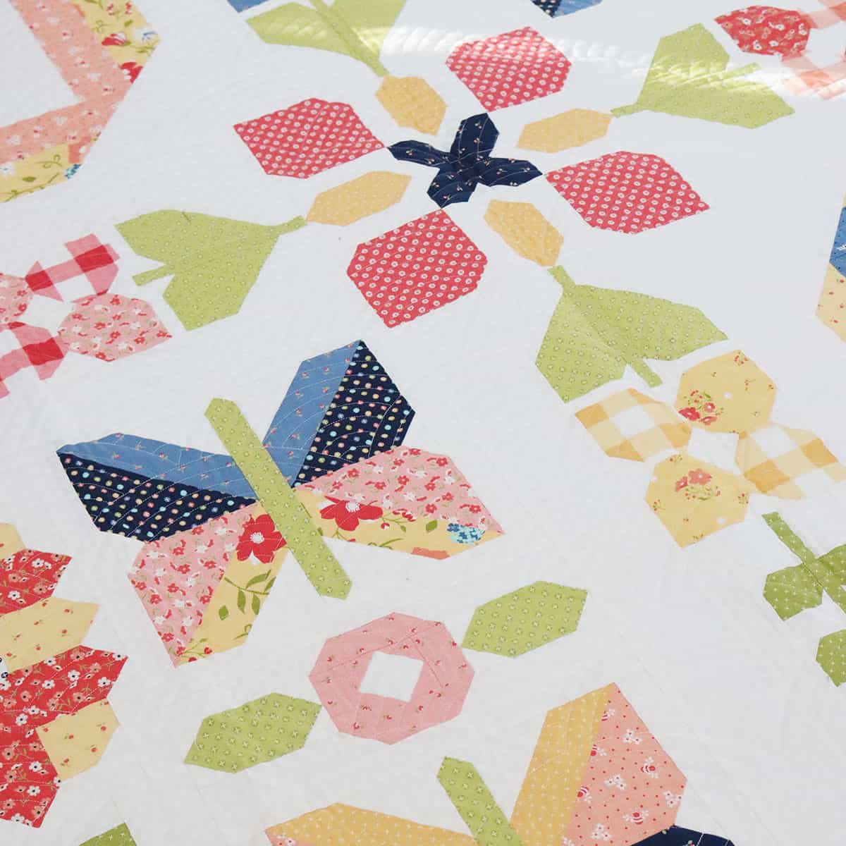 Bountiful Charity Quilt Fabric Requirements featured by Top US Quilt Blog, A Quilting Life