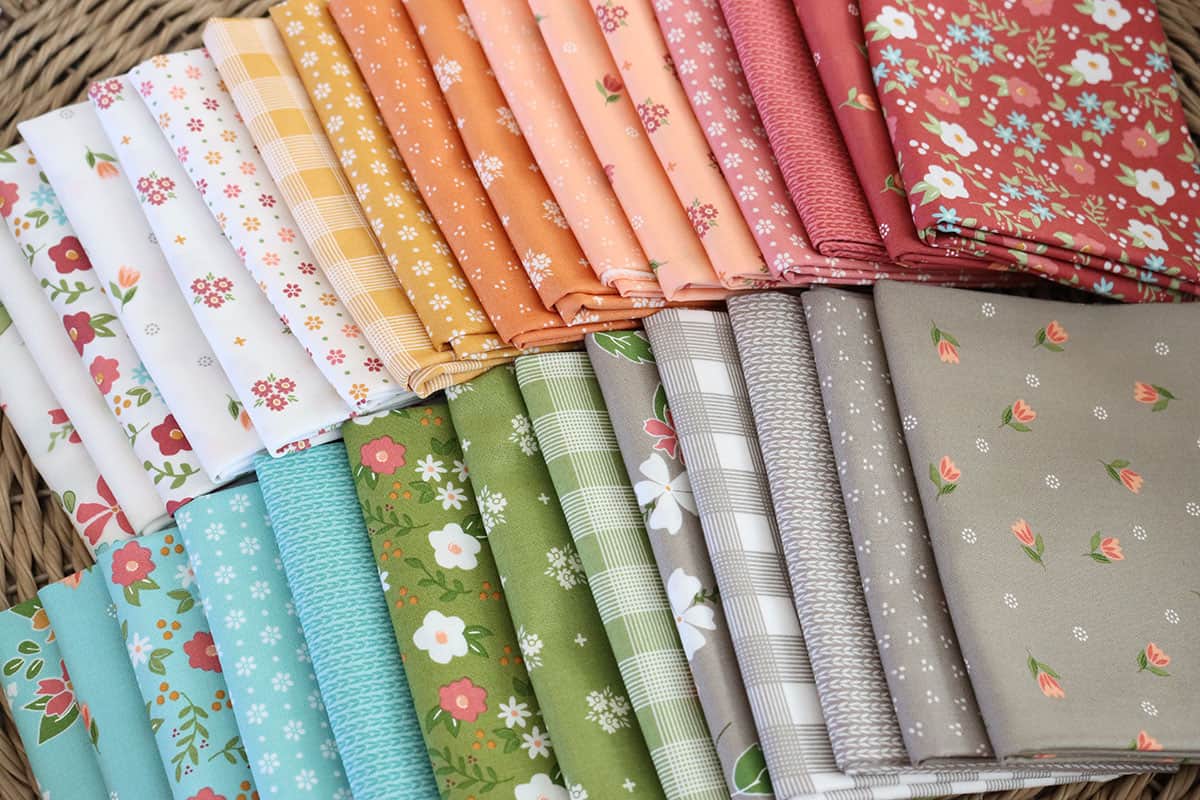 Bountiful Blooms Fabrics by Sherri & Chelsi featured by Top US Quilt Blog, A Quilting Life