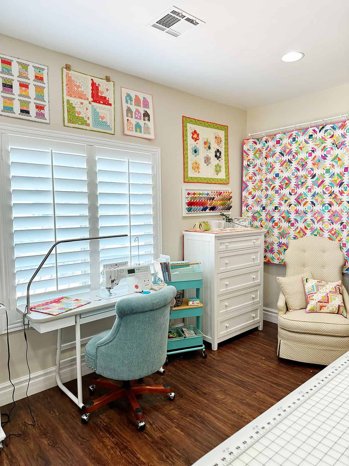 A Quilting Life Sewing Room