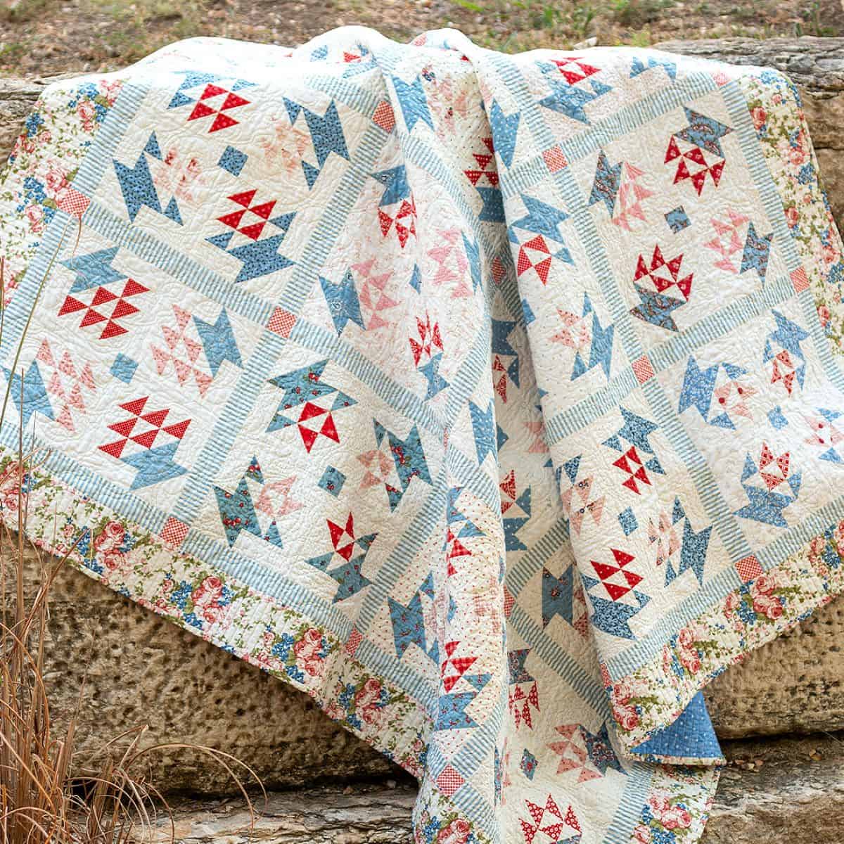 Summer Memories Trunk Show featured by Top US Quilt Blog, A Quilting Life