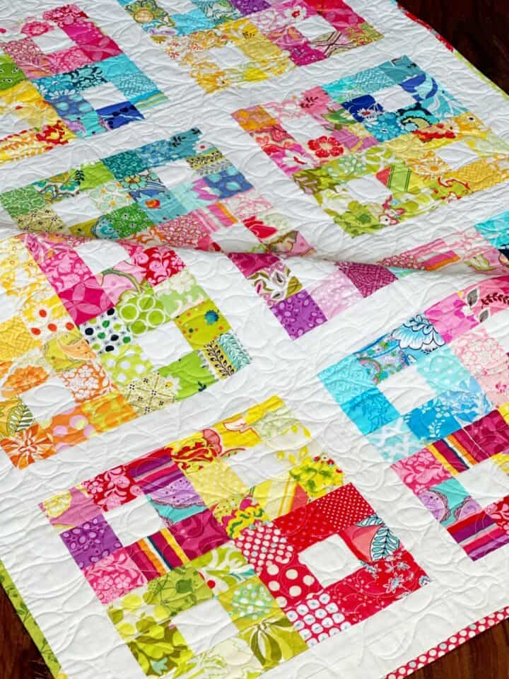 Scrap Quilting Tips + Scrappy Gumdrops Quilt A Quilting Life