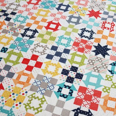 Happy Go Lucky Quilt Sew Along Week 3 Featured by Top US Quilt Blog, A Quilting Life