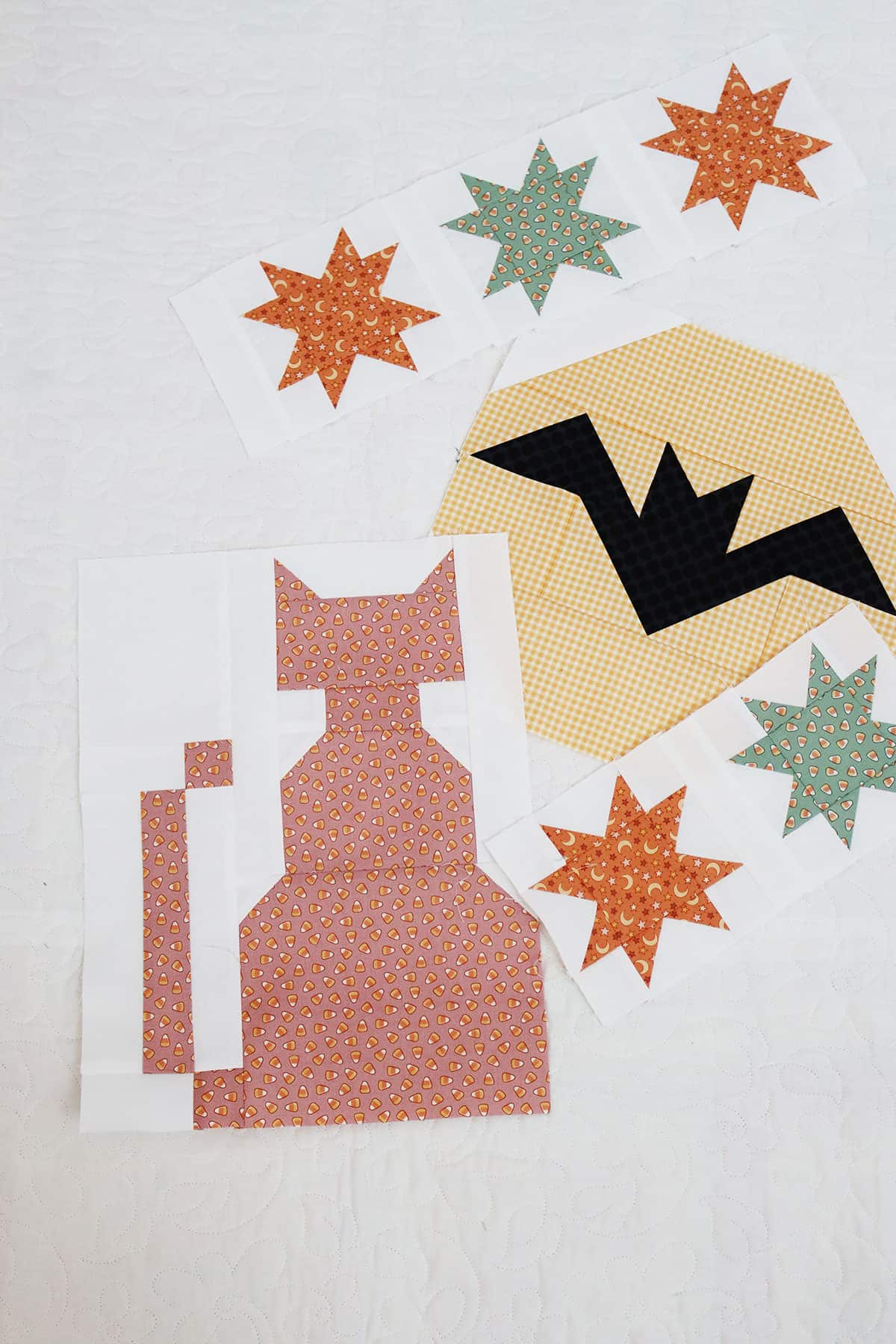 Haunted Halloween Quilt Along Week 2 featured by Top US Quilt Blog, A Quilting Life