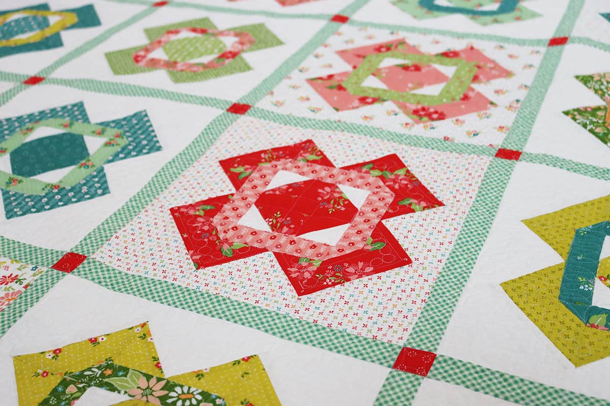 Vintage 2 Fat Eighth Quilt Featured by Top US Quilt Blog, A Quilting Life