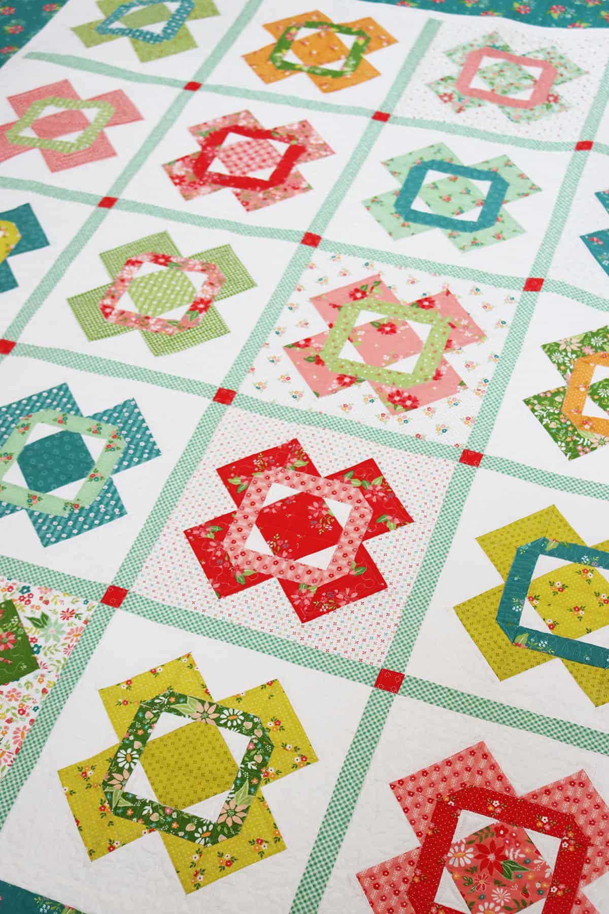 Vintage 2 Fat Eighth Quilt Featured by Top US Quilt Blog, A Quilting Life