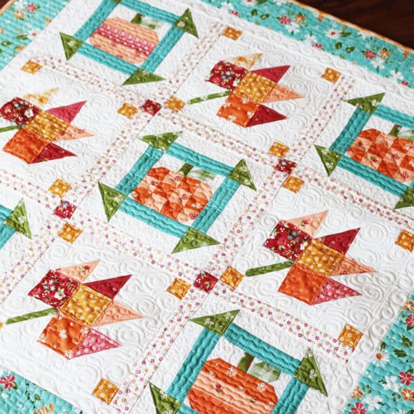 Fall Dash Wall Hanging Quilt