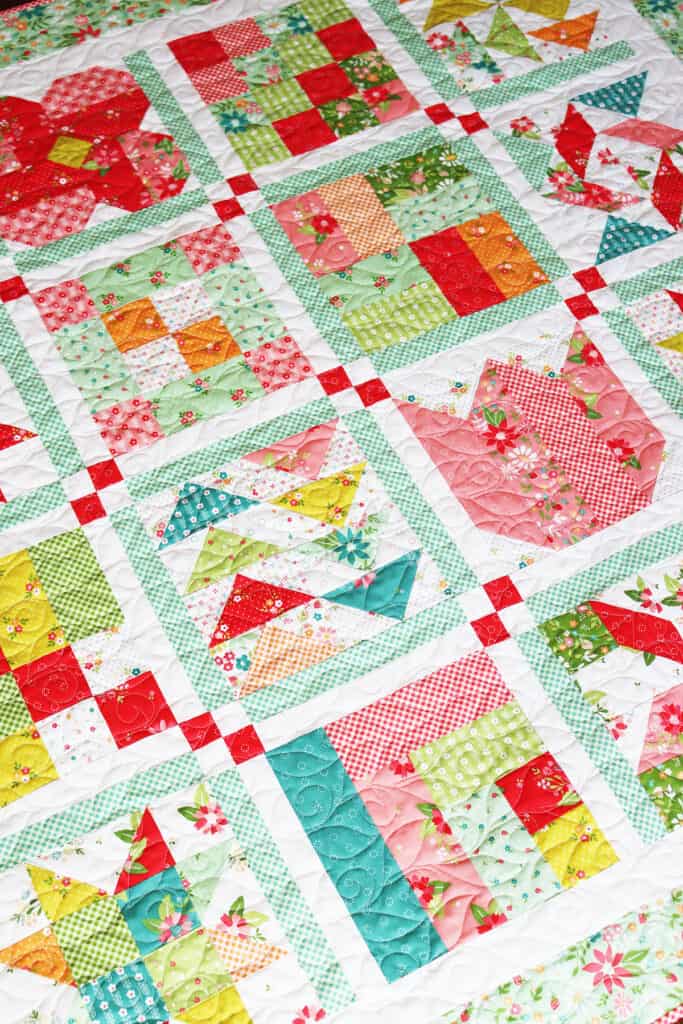 Christmas jelly roll quilt - and lessons learned - Swoodson Says