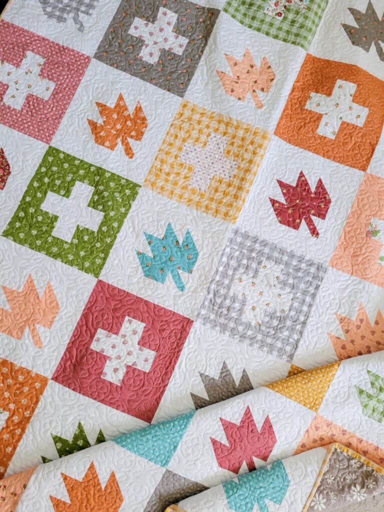 Set a Festive Autumn Table with Leaf Placemats - Quilting Digest in 2023