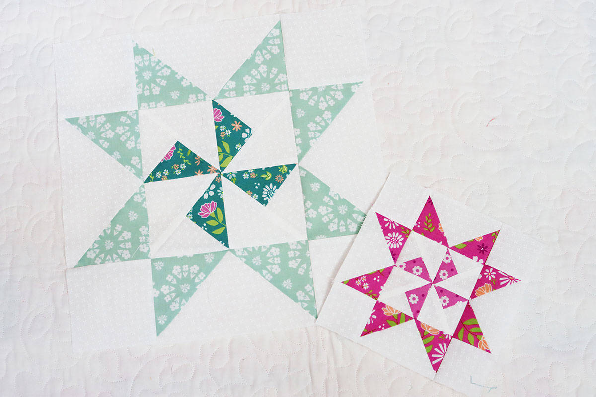 Moda Blockheads 5 blocks by Sherri McConnell of A Quilting Life