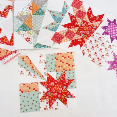 Moda Blockheads 5 Blocks by Sherri of A Quilting Life