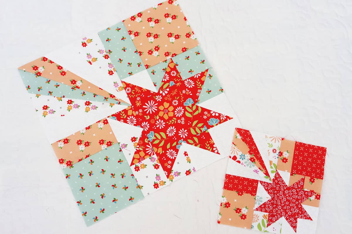 Moda Blockheads 5 Blocks by Sherri of A Quilting Life in fabrics by Sherri & Chelsi for Moda