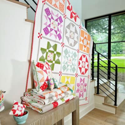 Sunshine Sampler by Sherri McConnell of A Quilting Life for the Family Favorites Quilt Book