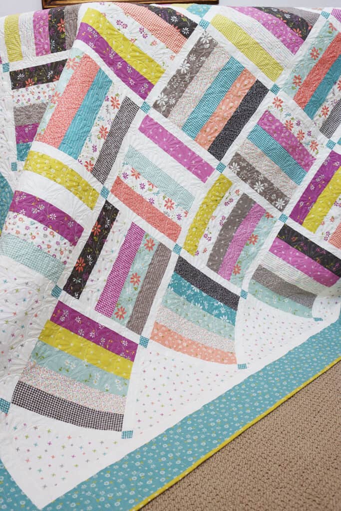 Dreamin' Jelly Roll Quilt from A Quilting Life
