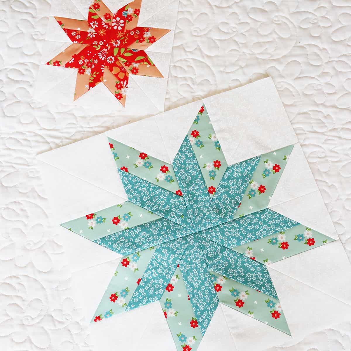 Moda Blockheads 5 (Round 2) Block 20 pieced by Sherri McConnell of A Quilting Life