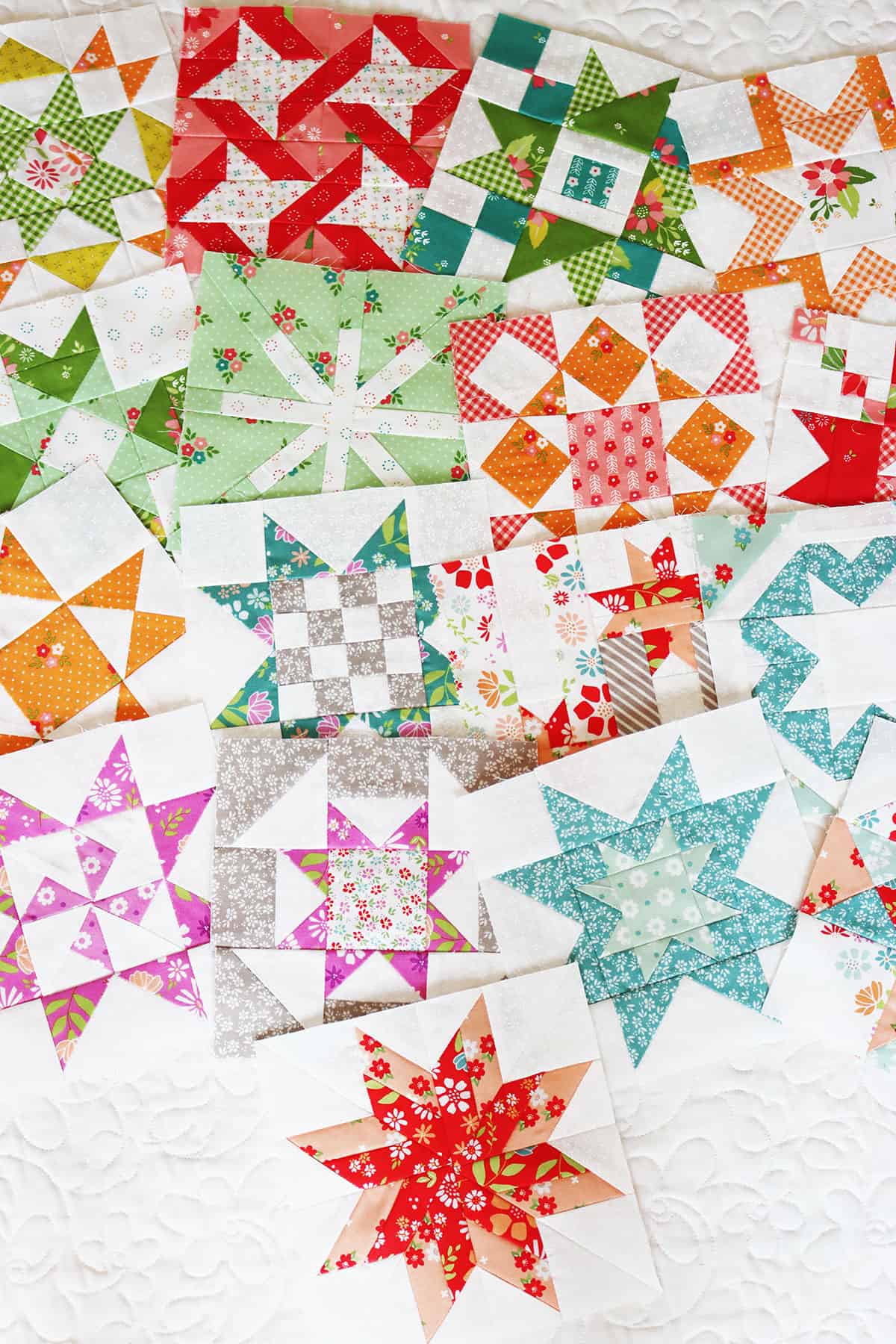 Moda Blockheads 5 (Round 2) Block 20 pieced by Sherri McConnell of A Quilting Life