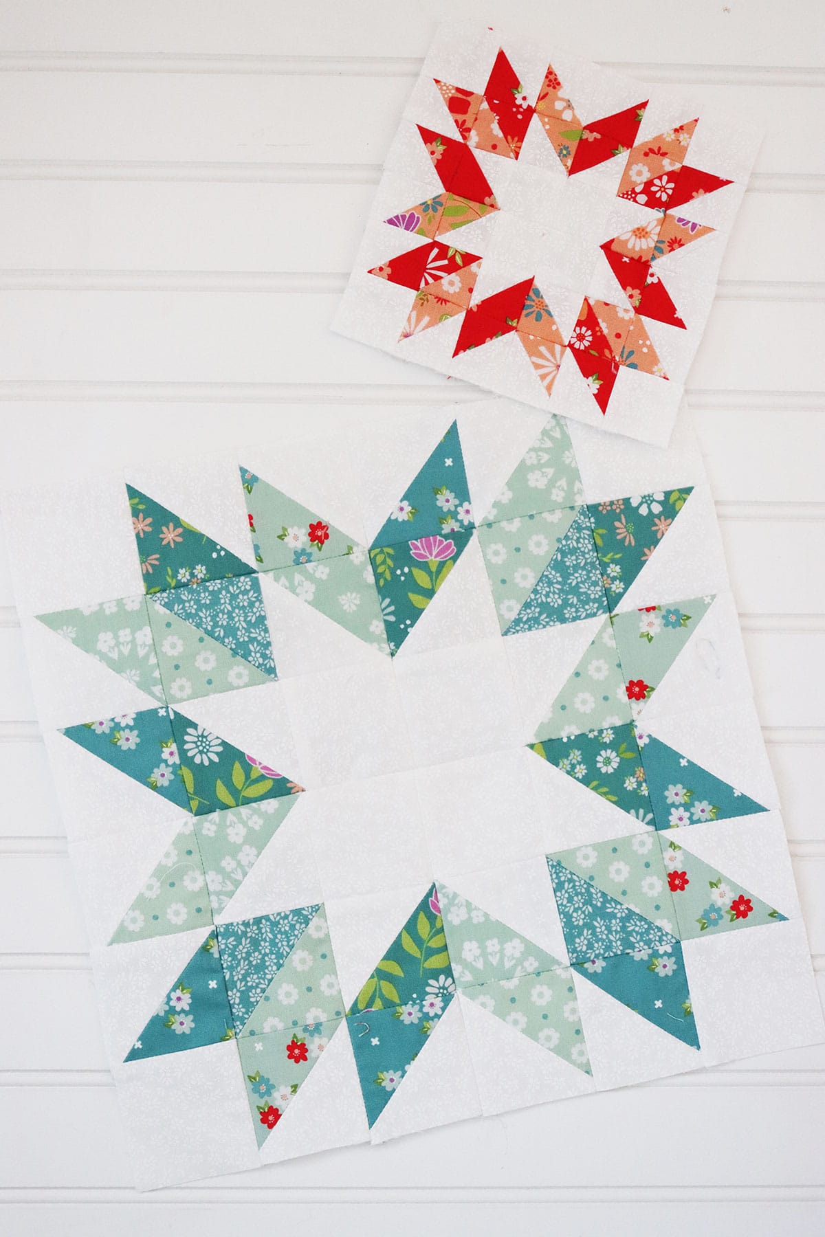 Moda Blockheads 5 Block 27 pieced by Sherri from A Quilting Life