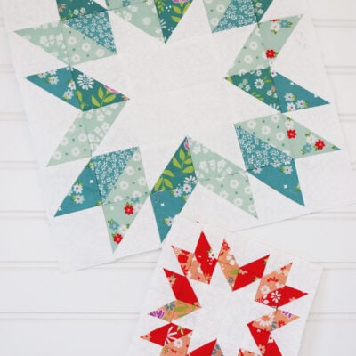 Moda Blockheads 5 Block 27 pieced by Sherri from A Quilting Life