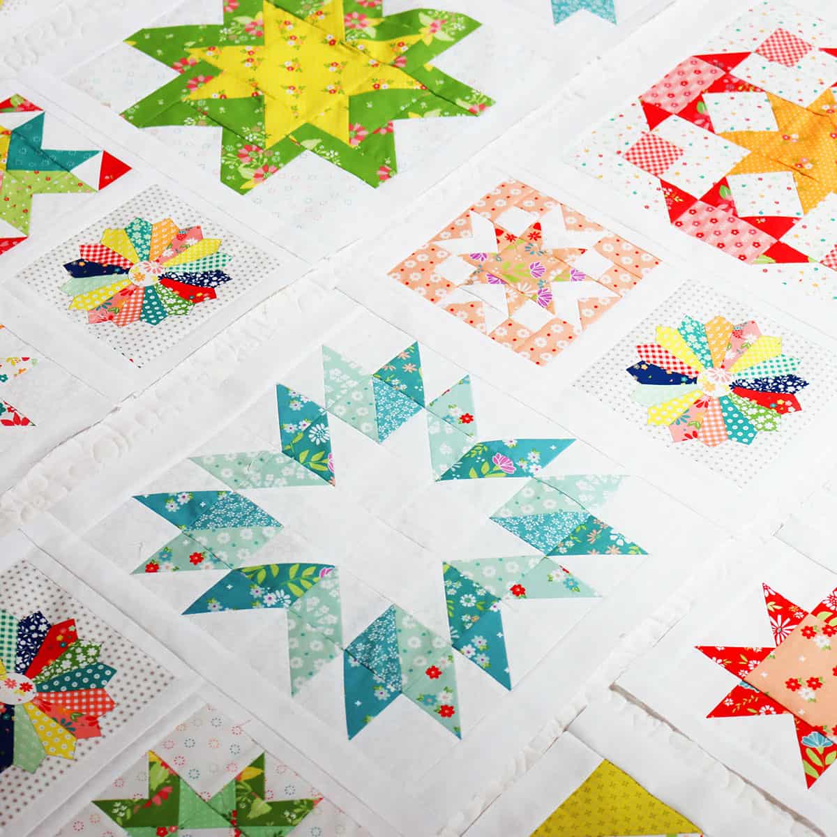 Blockheads 5 Blocks by Sherri McConnell of A Quilting Life