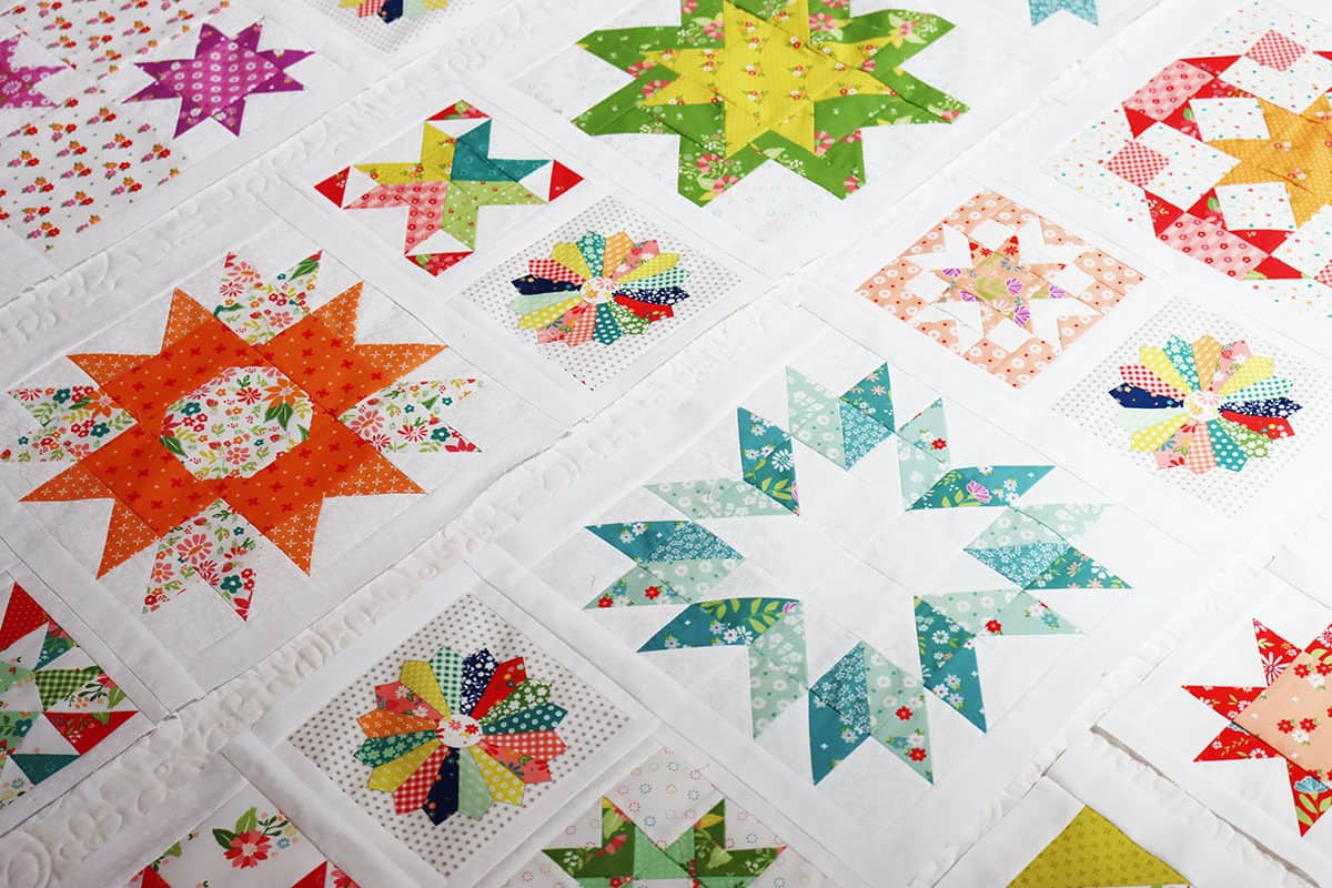 Blockheads 5 Blocks by Sherri McConnell of A Quilting Life