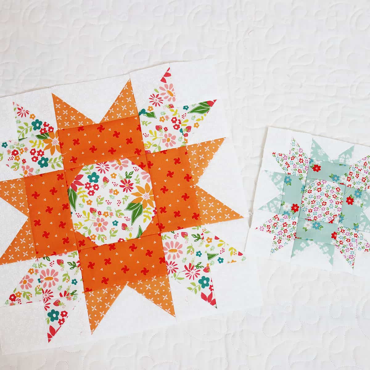 Moda Blockheads 5 Blocks with Block 28 pieced by Sherri McConnell of A Quilting Life