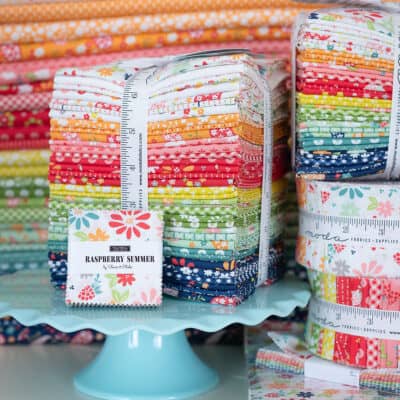 Raspberry Summer Fabrics by Sherri & Chelsi for Moda Fabrics