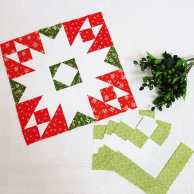 Star of Wonder Sew Along blocks pieced by Sherri McConnell of A Quilting Life