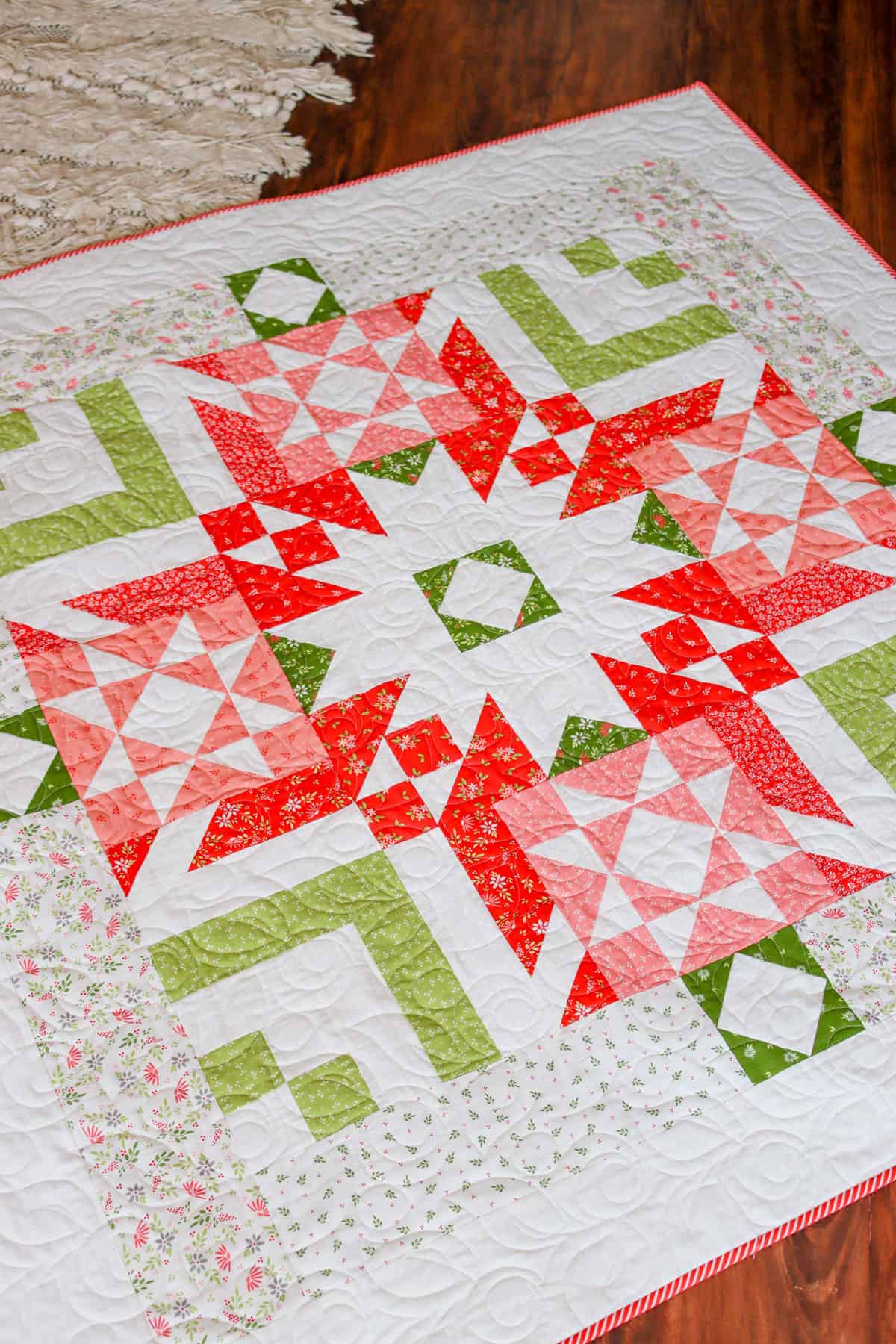 Star of Wonder Quilt from Fat Quarter Shop pieced by Sherri of A Quilting Life in Favorite Things fabrics