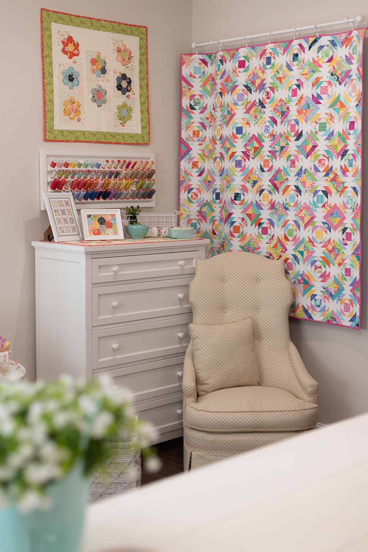A Quilting Life Sewing Room