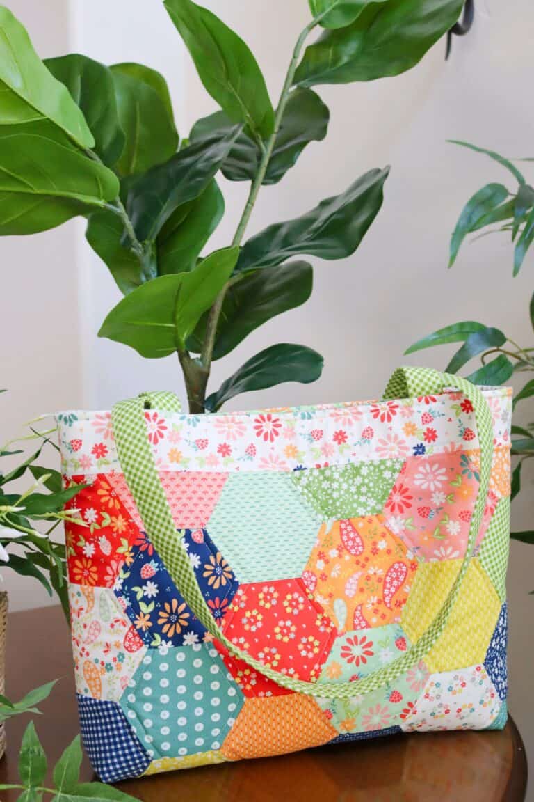 Curves Raspberry Tote Raspberry Summer Tote + Small Projects - A Quilting Life