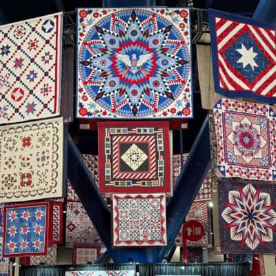 Quilt Display from International Quilt Market 2024