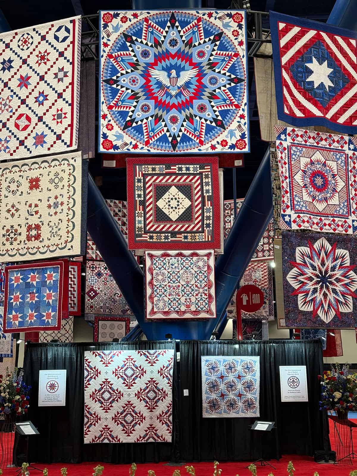 Entrance to the International Quilt Market and Festival Quilt Show in Houston, Texas October 2024