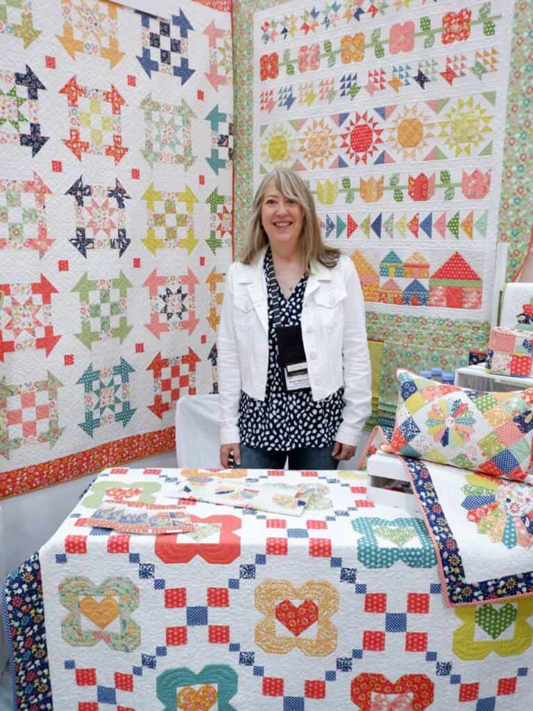 Sherri McConnell from A Quilting Life at International Quilt Market October 2024 in Houston, Texas, USA